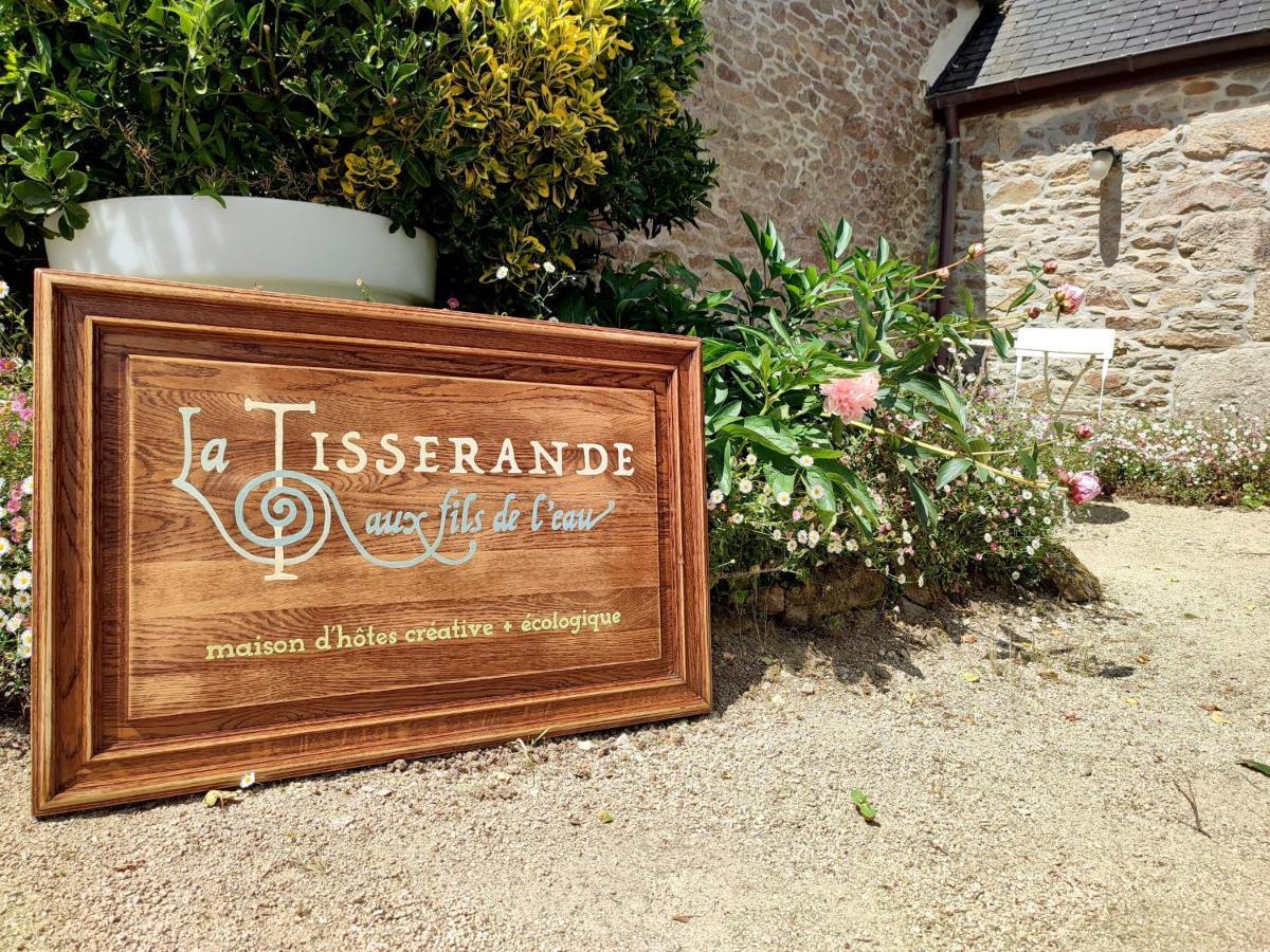 La Tisserande : Maison D'Hotes Creative & Ecologique Saint-Thegonnec Loc-Eguiner Ngoại thất bức ảnh